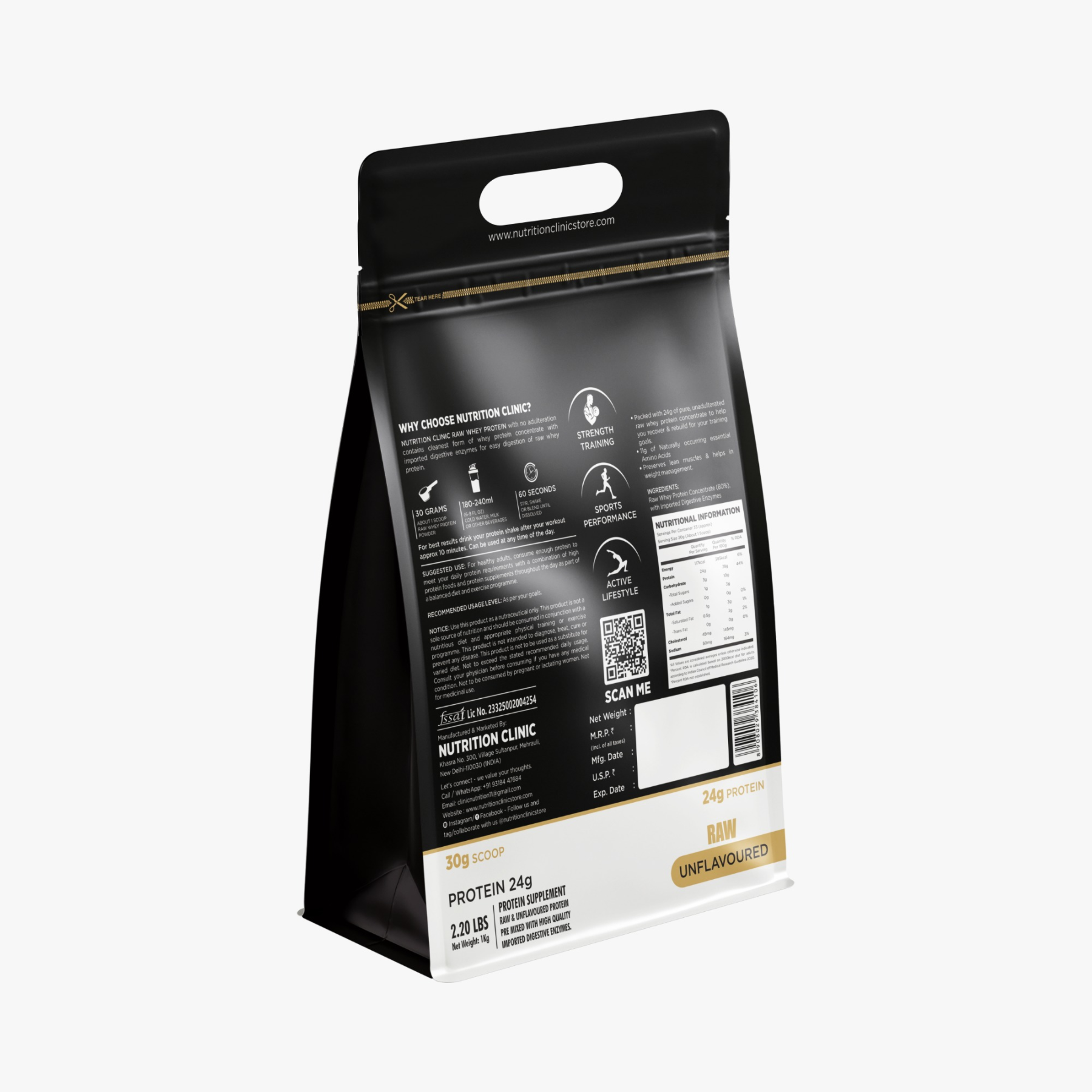 Nutrition Clinic Whey Protein Raw