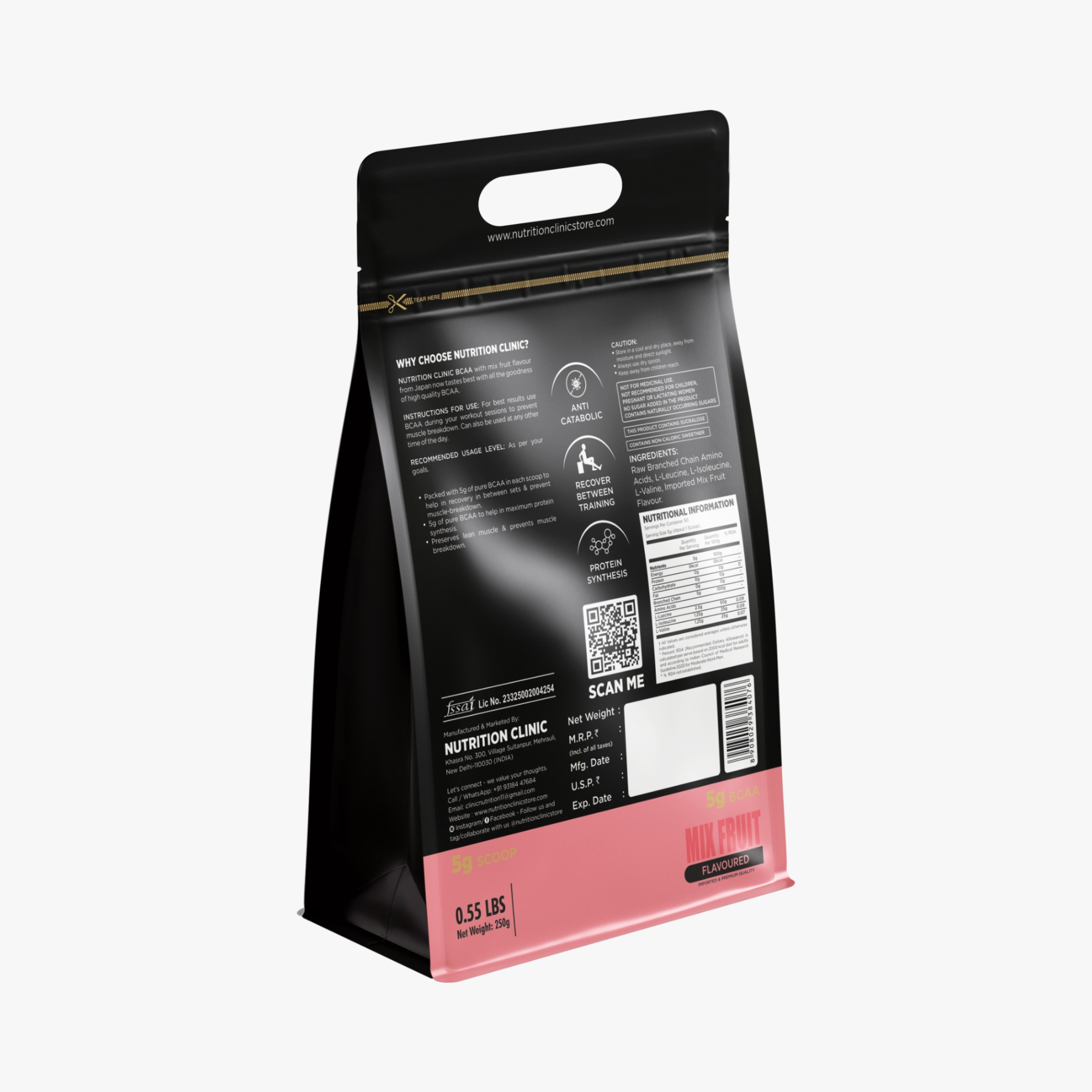 Nutrition Clinic BCAA Mix Fruit